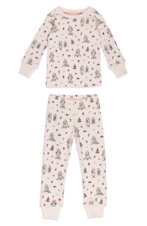 x Paddington Bear™ Fitted Organic Cotton Two-Piece Pajamas (Baby)