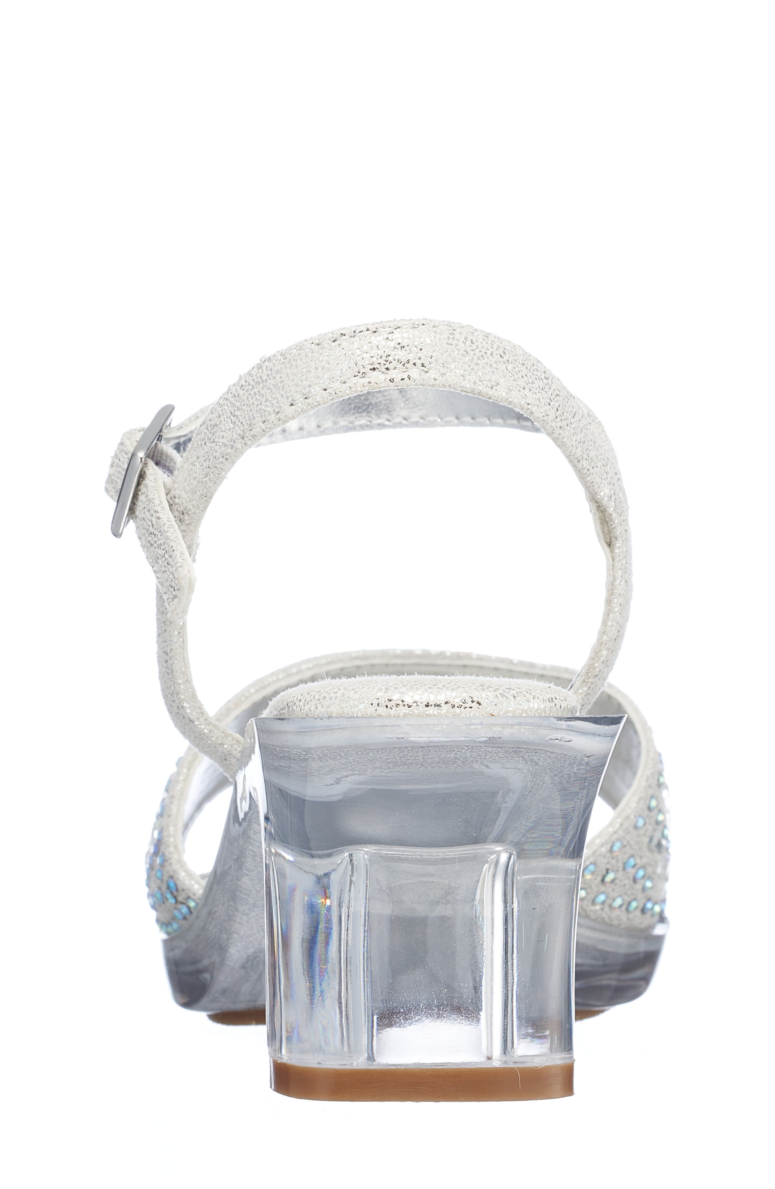 Kenneth Cole Kids' Cinderella Shine Sandal, Alternate, color, Silver