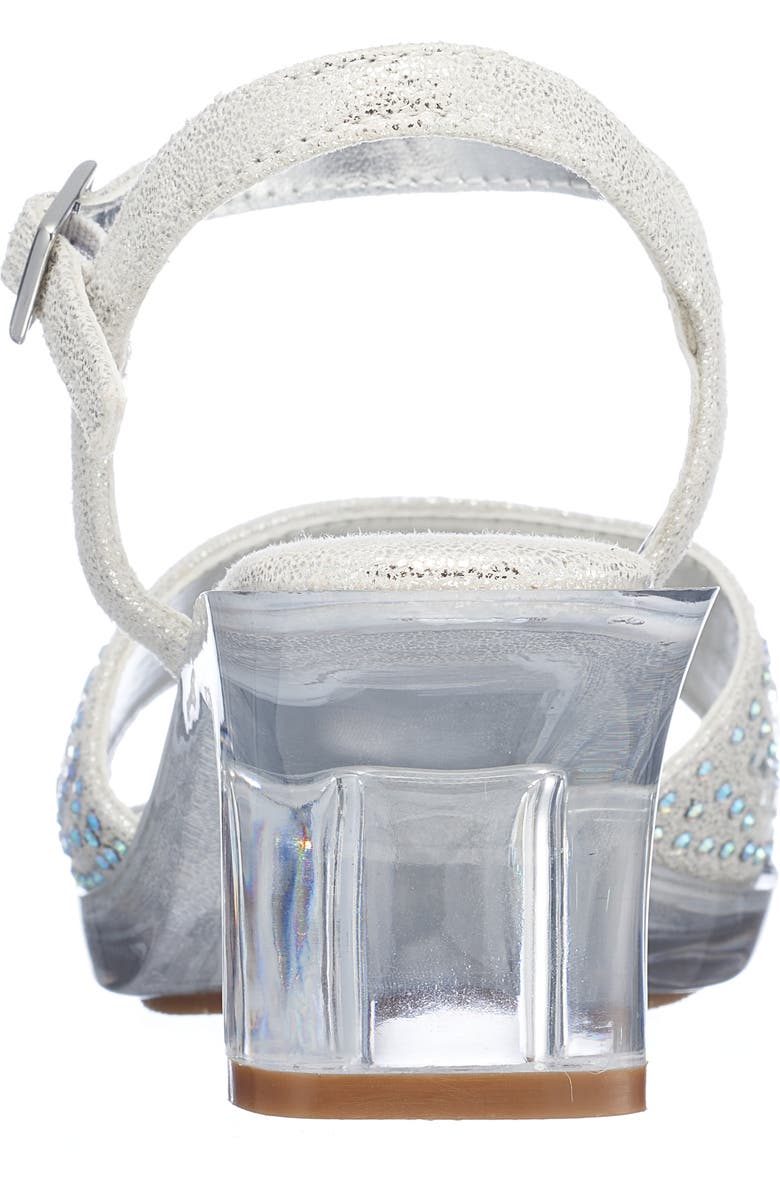 Kenneth Cole Kids' Cinderella Shine Sandal, Alternate, color, Silver