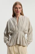 Karen Millen Pleated Detail Woven Jacket