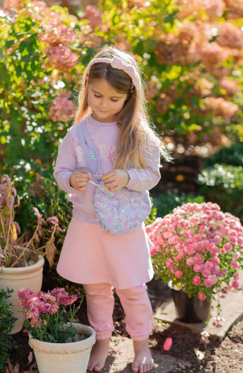 Bits & Bows Sparkle Sweatshirt, Alternate, color, Purple