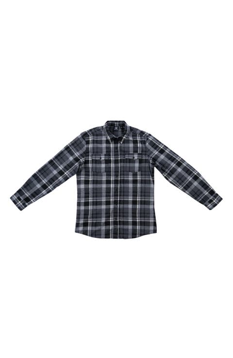 Plaid Long Sleeve Flannel Shirt