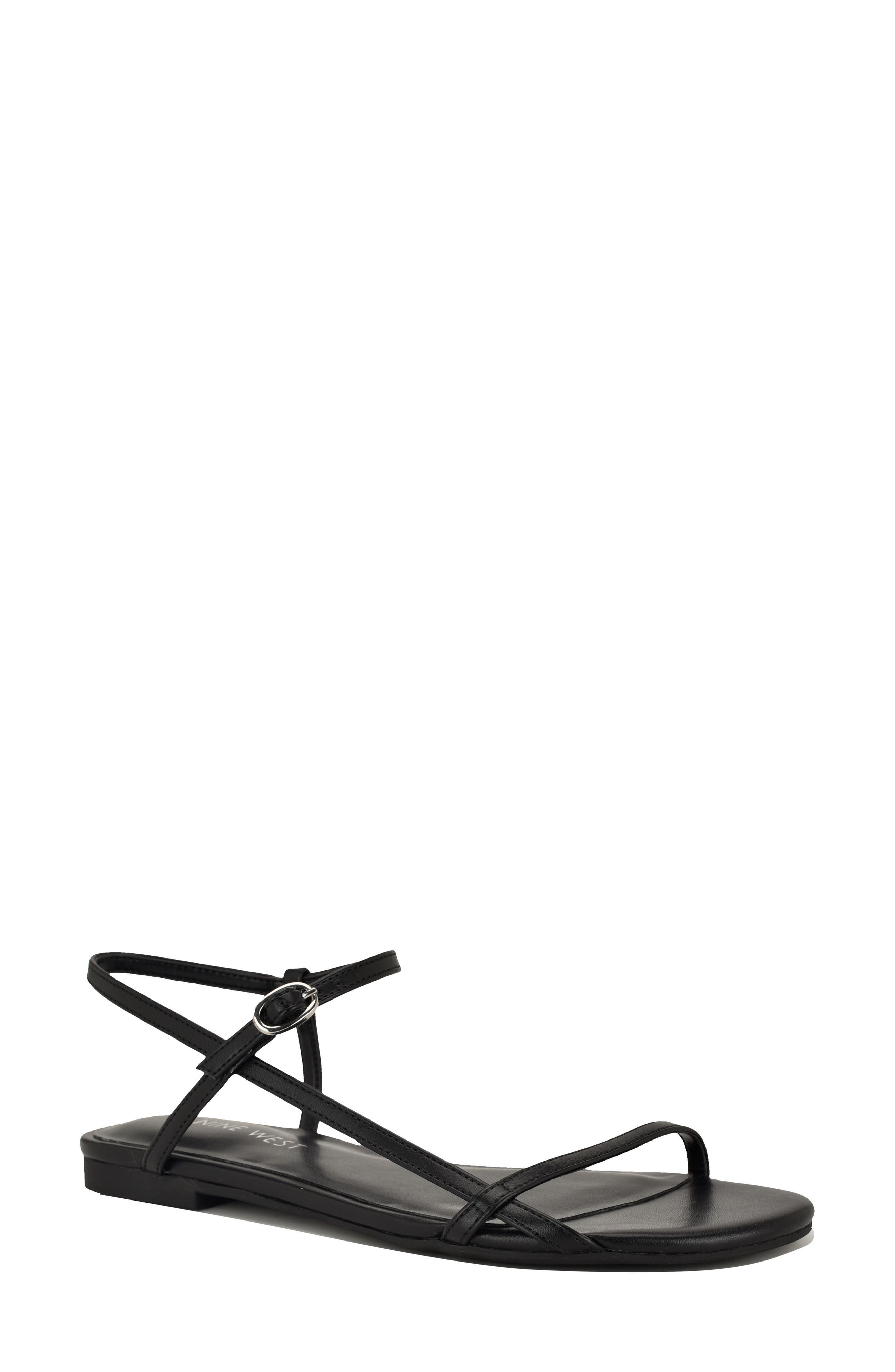 Nine West Masow Sandal, Main, color, Black