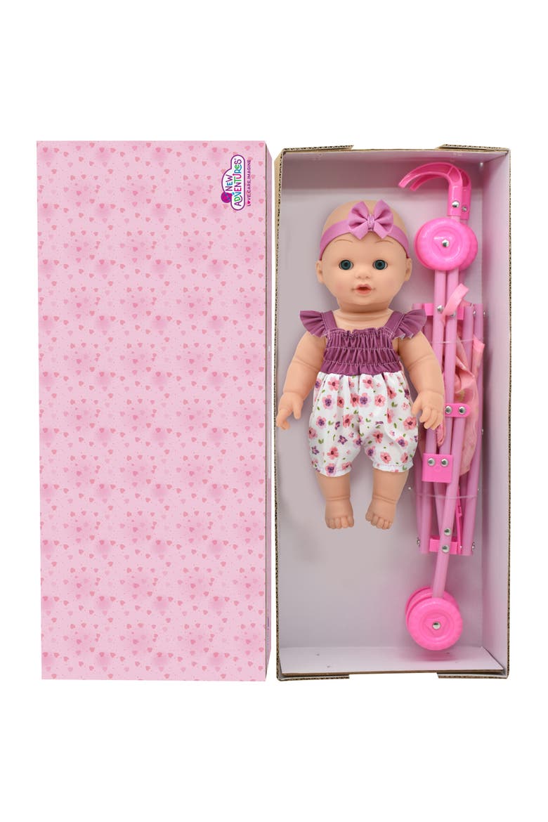 Out For A Stroll Cupcake Lollipop Outfit, Alternate, color, Multicolored