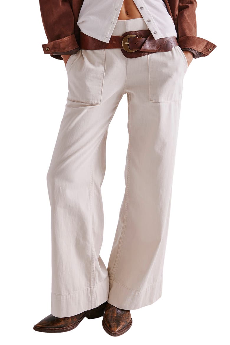 Breezy Wide Leg Jeans, Main, color, BRIGHT LIGHTS