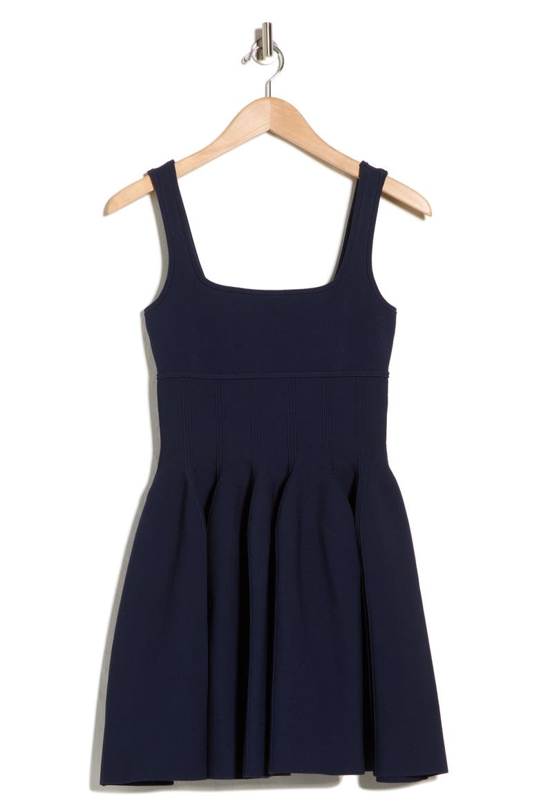 Elektra Fit & Flare Minidress, Alternate, color, MIDNIGHT