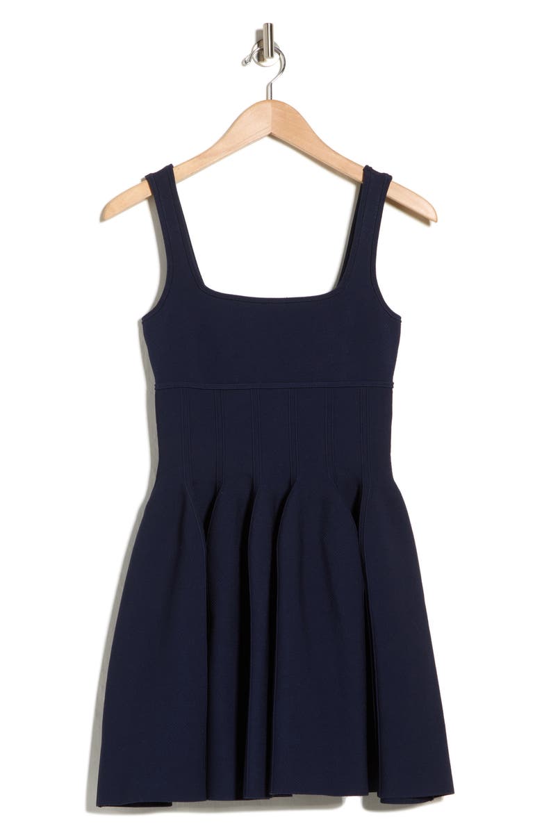 Simkhai Elektra Fit & Flare Minidress, Alternate, color, Midnight