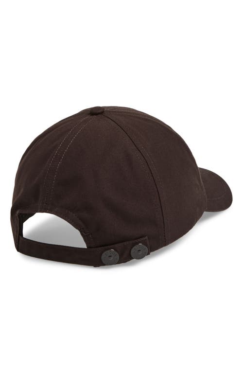 Stone Island Ghost Compass Logo Patch Baseball Cap In Brown
