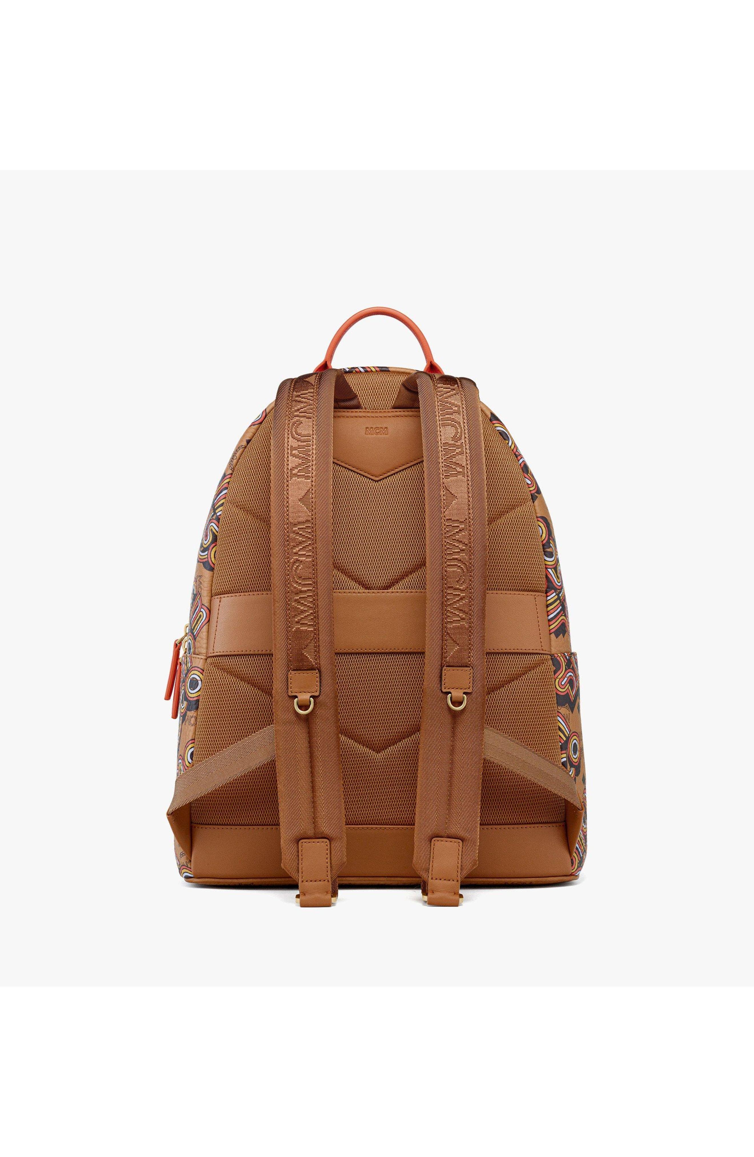 Medium Stark Backpack in Disco Visetos, Alternate, color, Brown