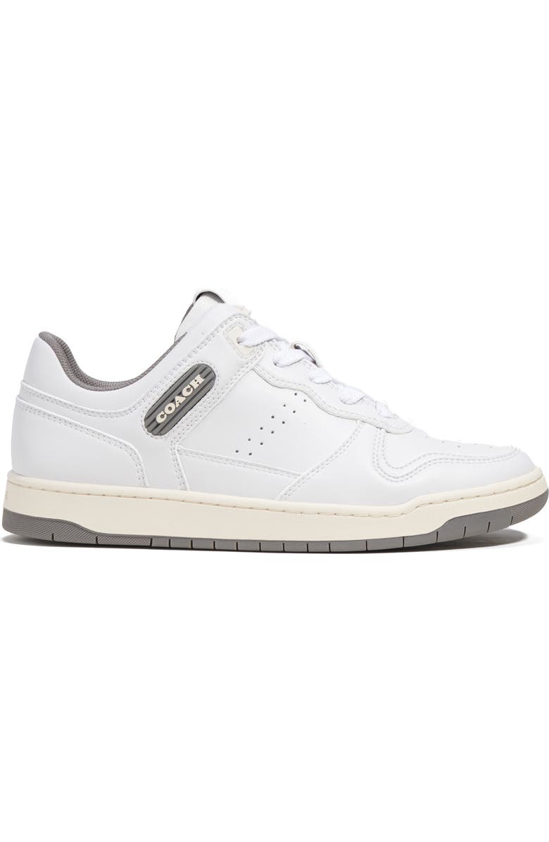 COACH C201 Sneaker, Alternate, color, Heather Grey/ Optic White