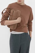 MANGO Fine Knit Crewneck Sweater