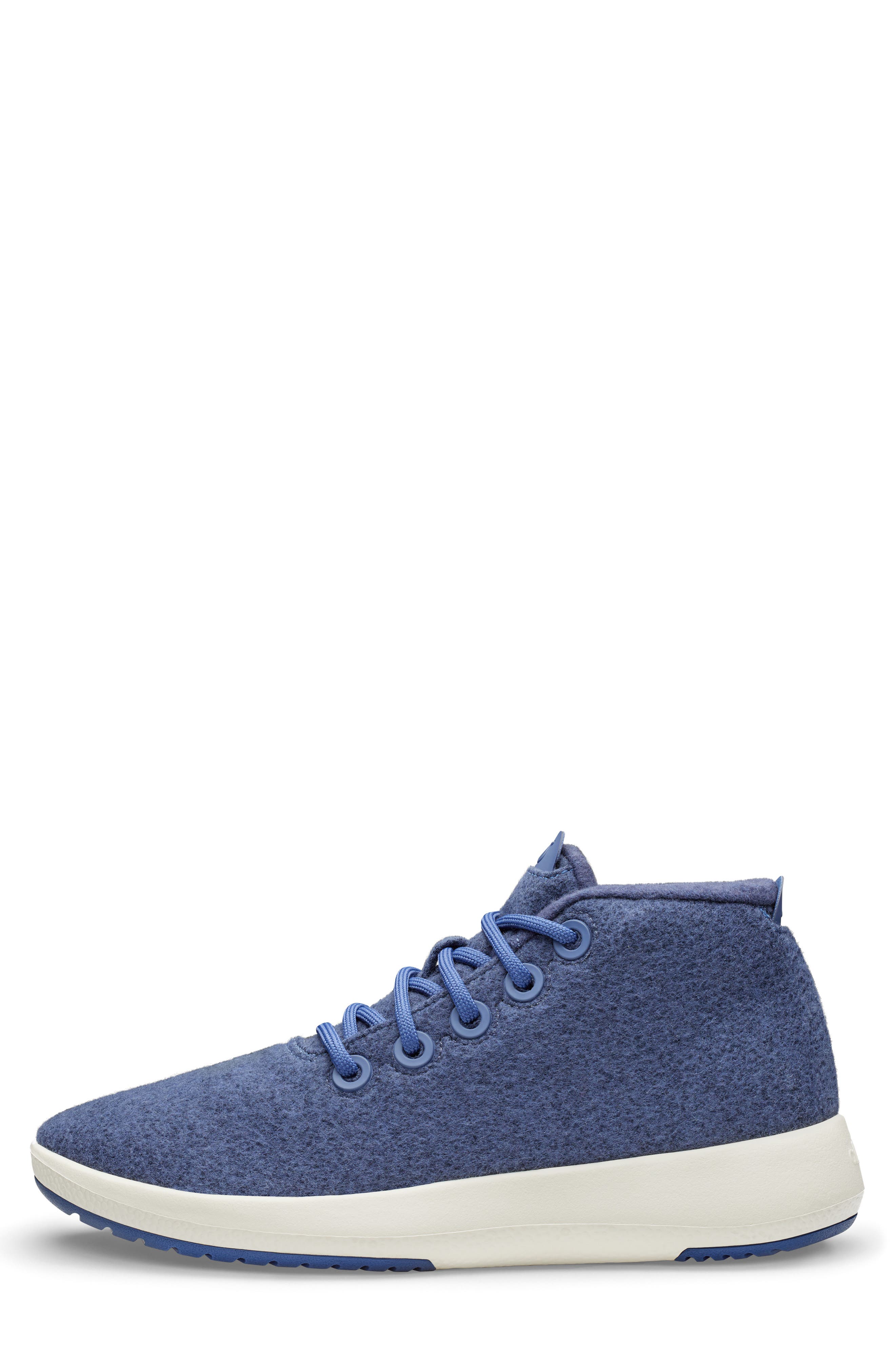 Allbirds Mizzle Wool Runner Water Repellent Sneaker, Alternate, color, Hazy Indigo/ Natural White