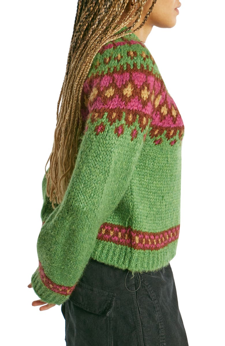 BDG Urban Outfitters Fair Isle Chunky Sweater, Alternate, color, 