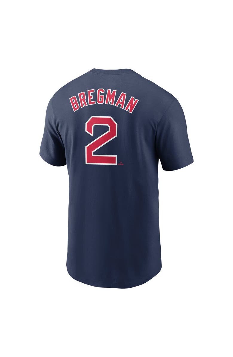 Nike Men's Nike Alex Bregman Navy Boston Red Sox Fuse Name & Number T-Shirt, Alternate, color, Navy