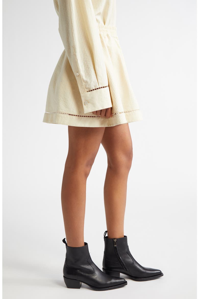 Journey Texture Stripe Circle Skirt, Alternate, color, SHORTBREAD