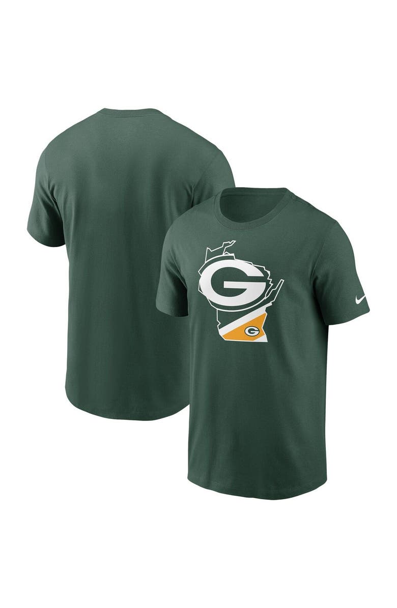 Nike Men's Nike Green Green Bay Packers Hometown Collection Wisconsin T-Shirt, Alternate, color,