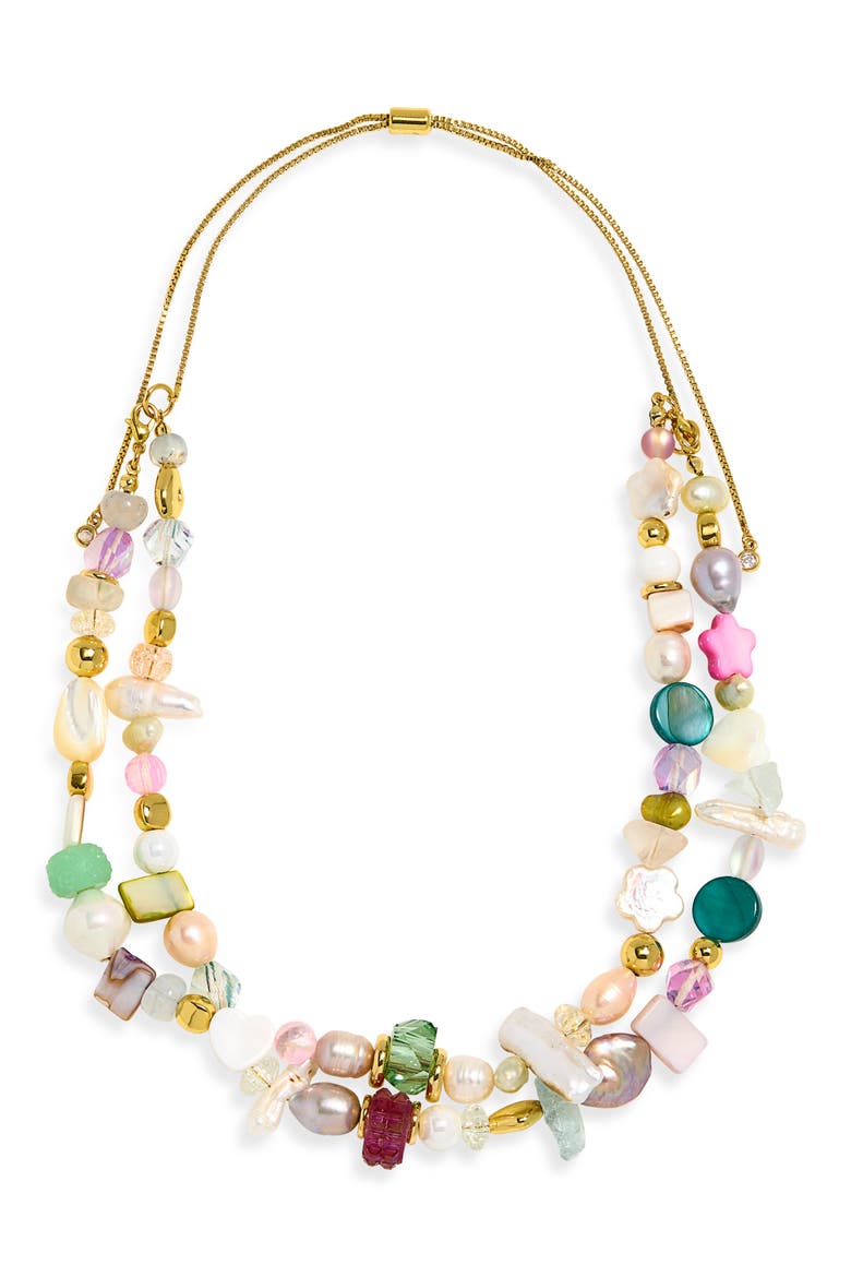 Freshwater Pearl & Crystal Choker, Alternate, color, PASTEL MULTI