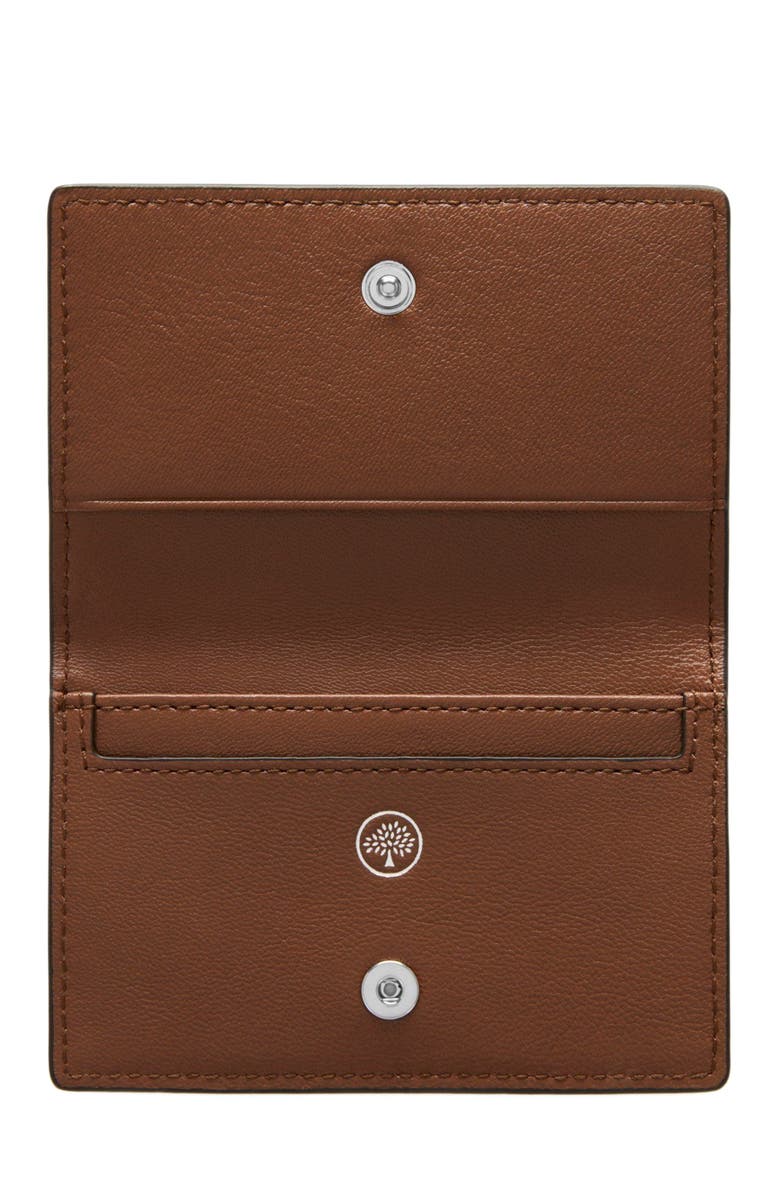 Mulberry Folded Leather Card Case, Alternate, color,