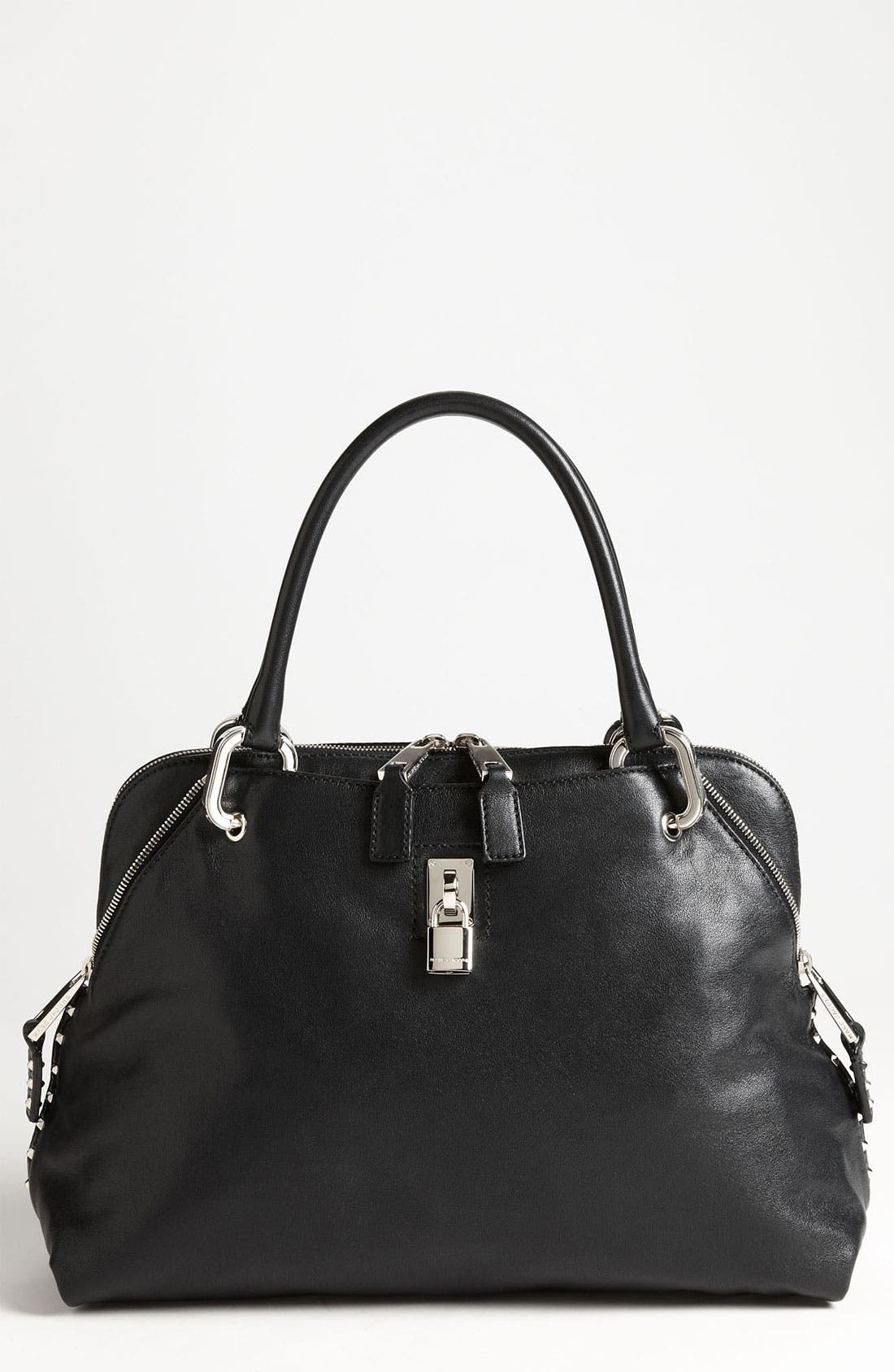 'Paradise Rio' Bag, Main, color, BLACK/ NICKEL