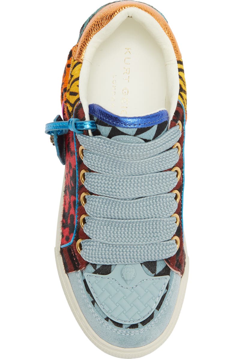 KG Kurt Geiger Southbank Tag Genuine Calf Hair Sneaker, Alternate, color, Blue/ Dark C