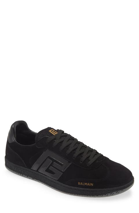 スニーカー BALMAIN Men Sneakers CM0VI355LLSN0PA Black Run-Row leather sneakers - Men | BALMAIN