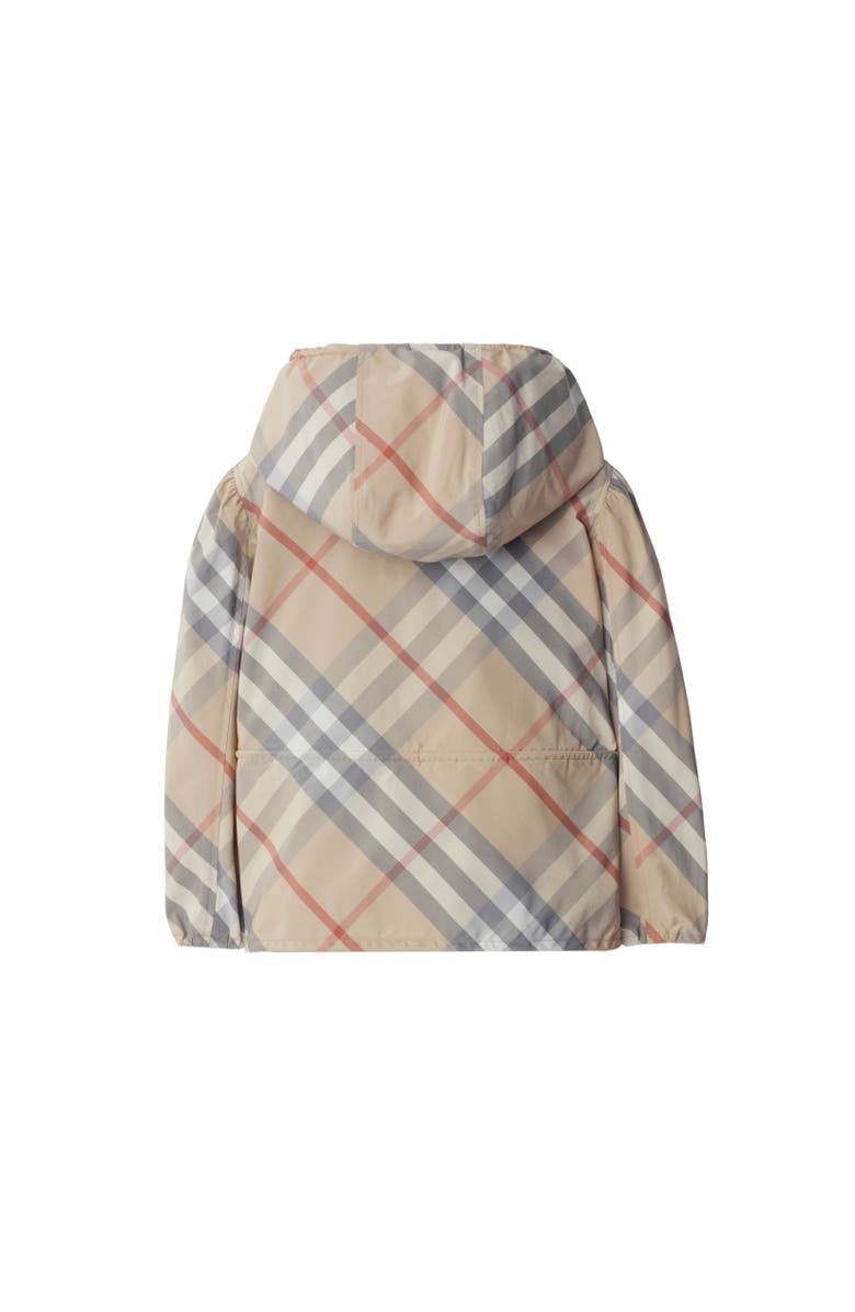 Burberry Check Cotton Blend Jacket, Alternate, color,