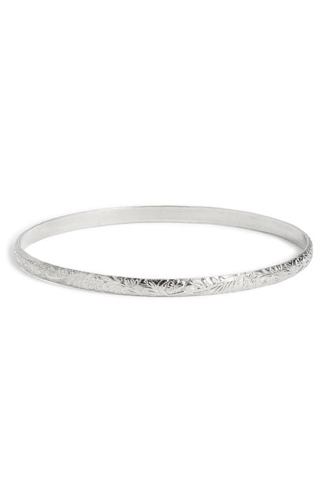 Solid Silver online bangle, Adults Silver bangle, Stacking bangle