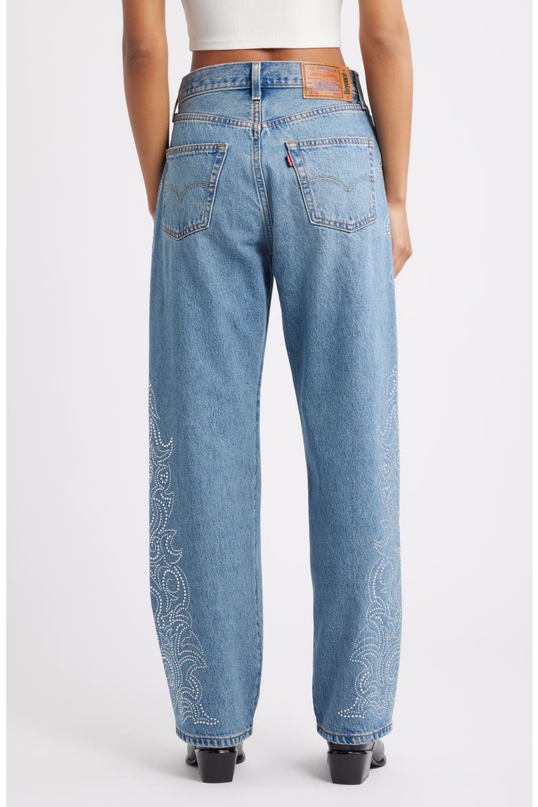 501® '90s Straight Leg Ankle Jeans, Alternate, color, DENIM VENOM