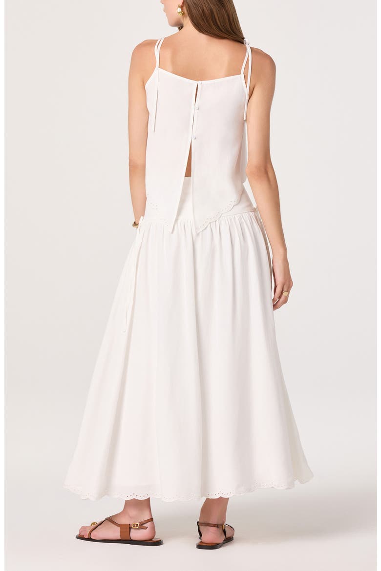 Stevie Eyelet Embroidery Camisole, Alternate, color, WHITE
