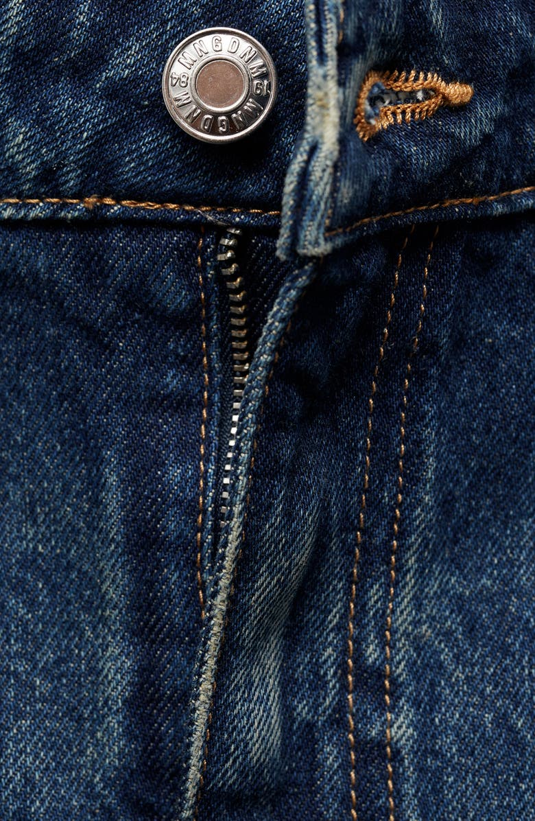 MANGO Denim Midi Skirt, Alternate, color, 