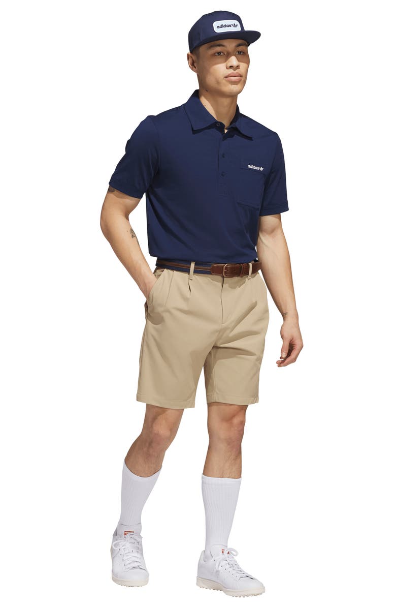 adidas Archive Pocket Golf Polo, Alternate, color, Night Indigo