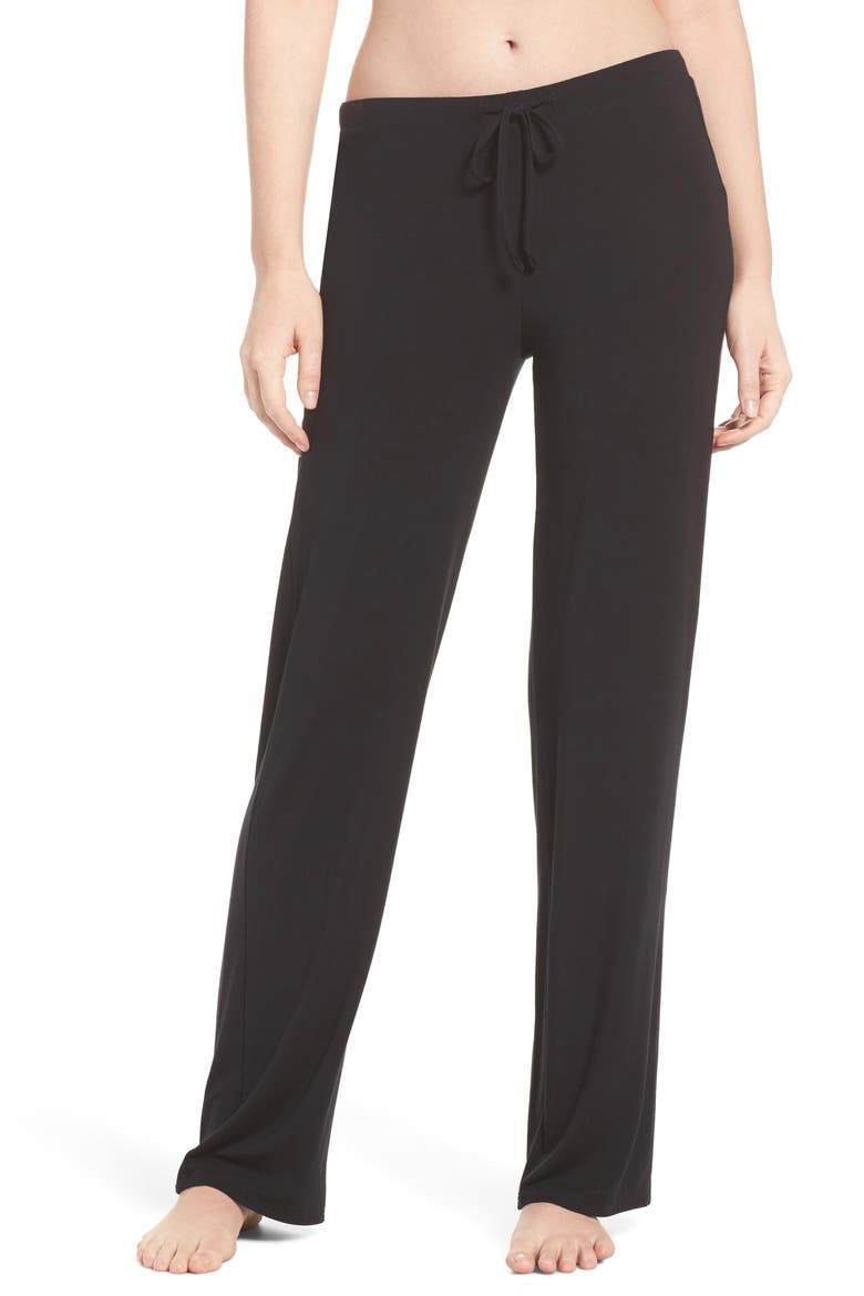 Breathe Stretch Modal Pants, Main, color, BLACK
