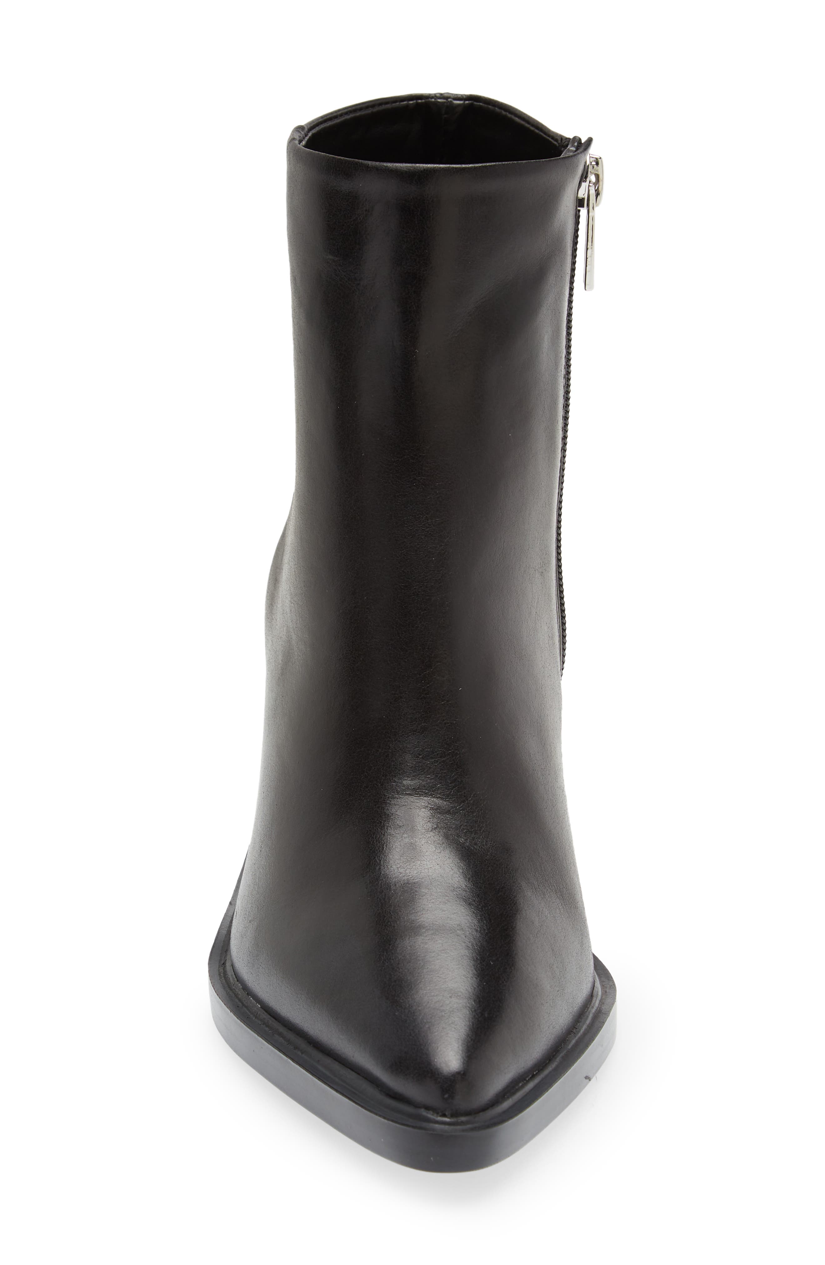 Vince Camuto Rinvalla Pointed Toe Leather Bootie, Alternate, color, 