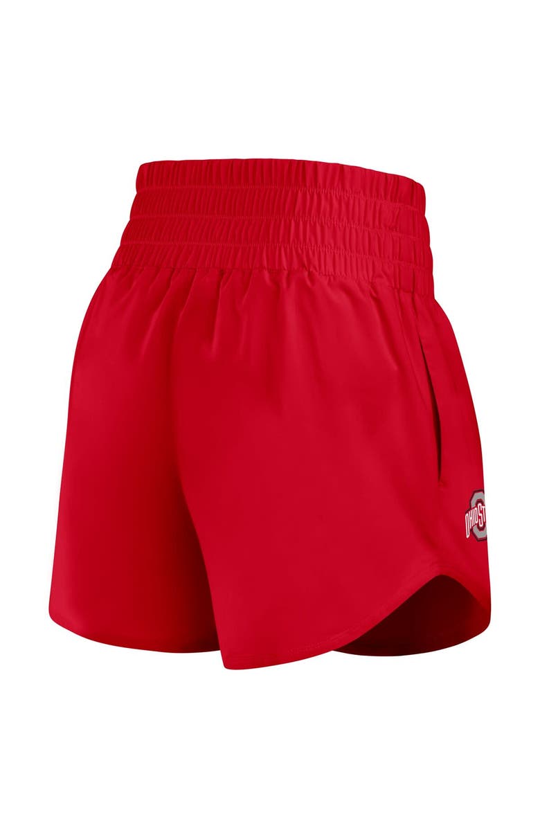 Nike Women's Nike Scarlet Ohio State Buckeyes Performance One Dri-FIT High-Rise Shorts, Alternate, color, Scarlet