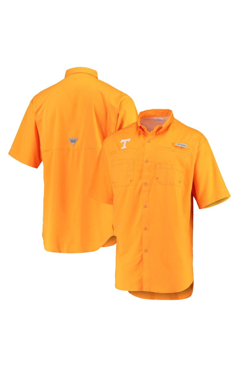 Columbia Men's Columbia Tennessee Orange Tennessee Volunteers Big & Tall Collegiate Tamiami Button-Down Shirt, Main, color, 