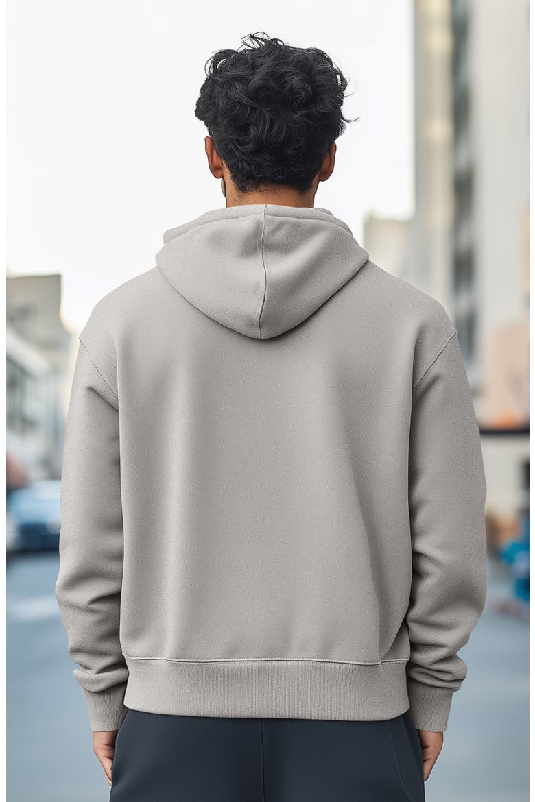 Lightning Bolt Zip Hoodie, Alternate, color, Silver