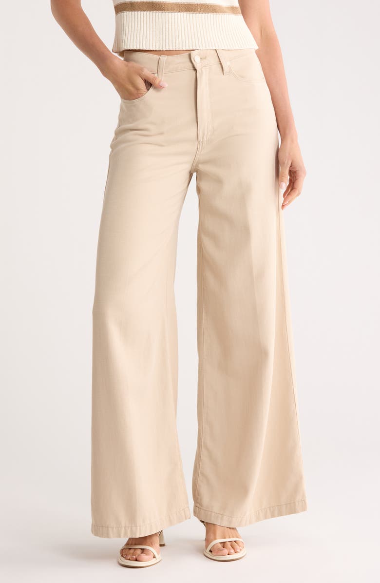 PAIGE Lennie Wide Leg Jeans, Main, color, Sandie