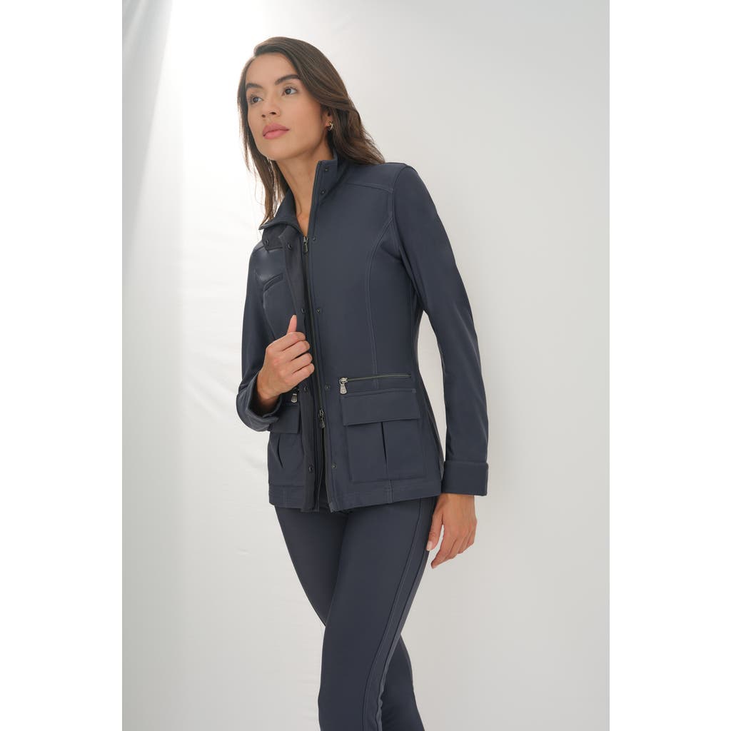 Anatomie Kenya Cozy Fleece-lined Jacket In Gray