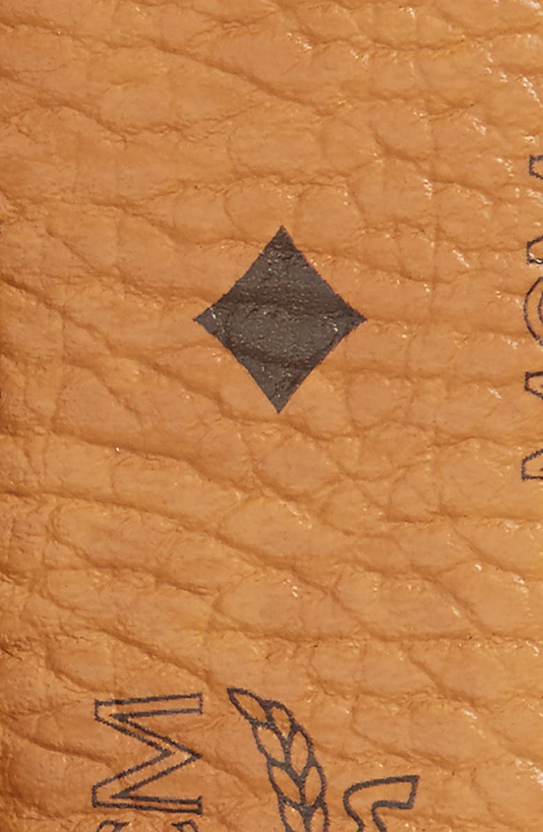 MCM Reversible Signature Leather Belt, Alternate, color,