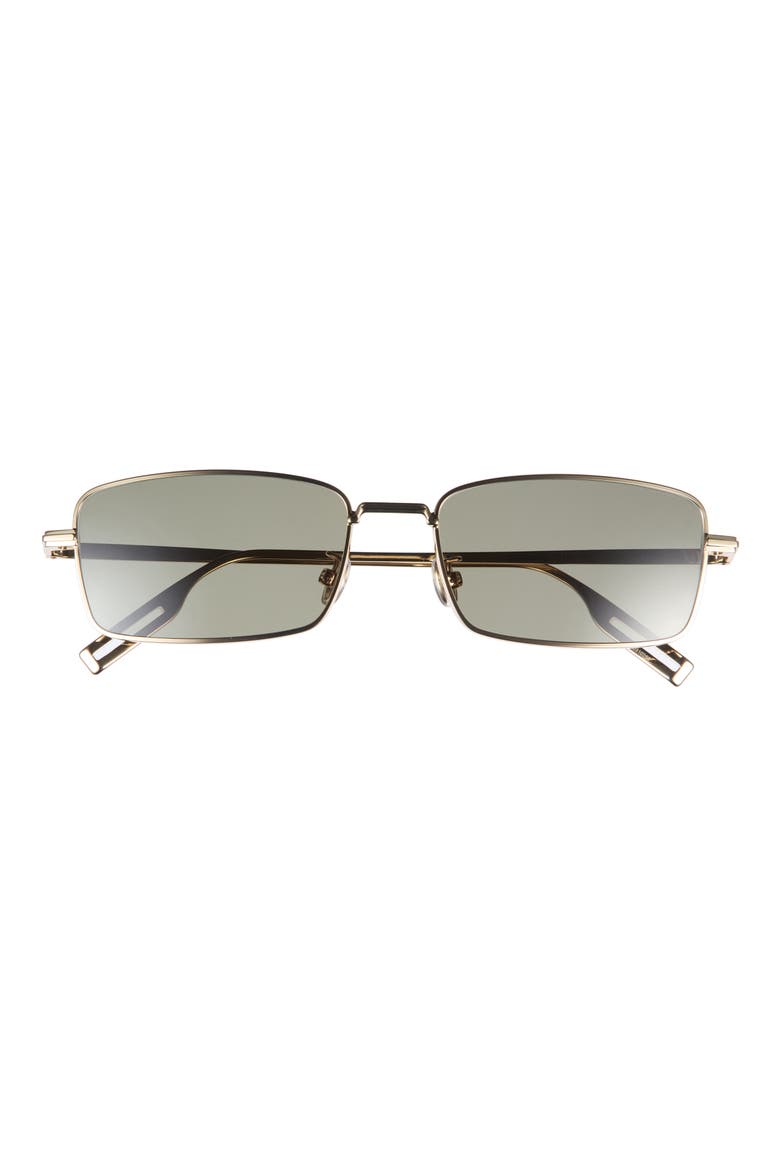 BlackSuit S21U 57mm Rectangular Sunglasses, Main, color, GOLD/ OTHER / GREEN
