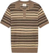 NN07 Noam Stripe Linen Polo