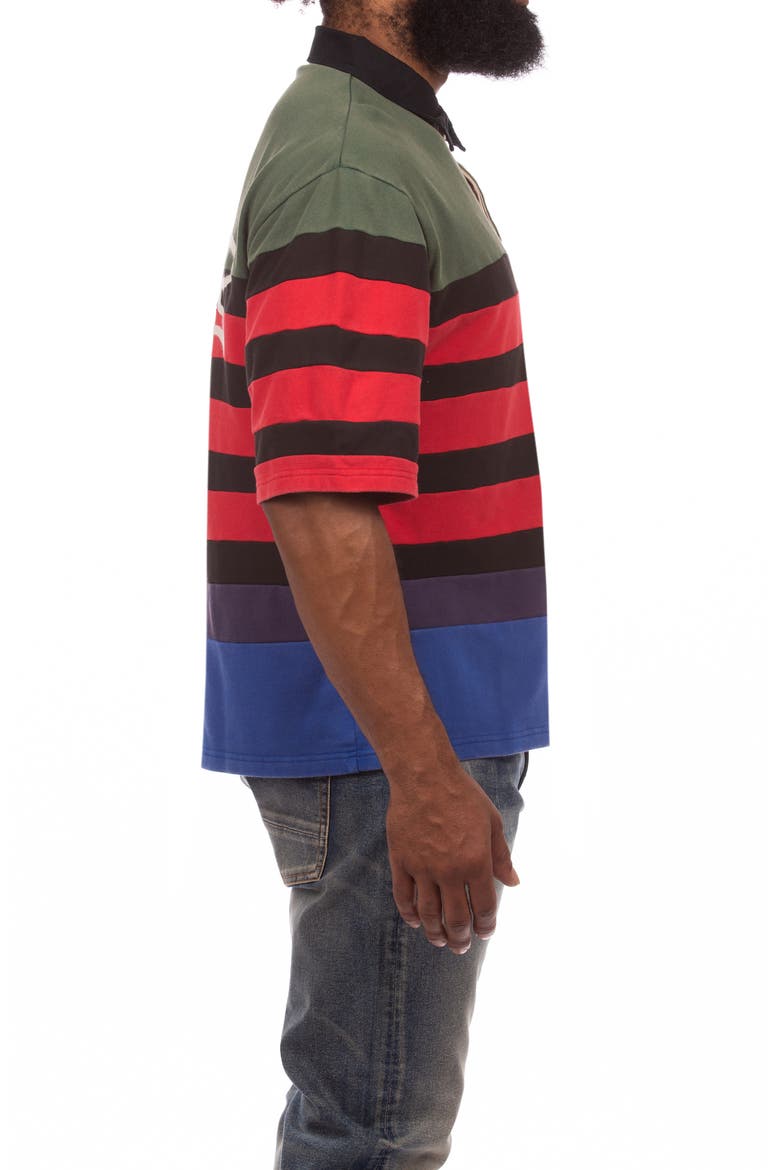Utopia Stripe Polo, Alternate, color, MULTI