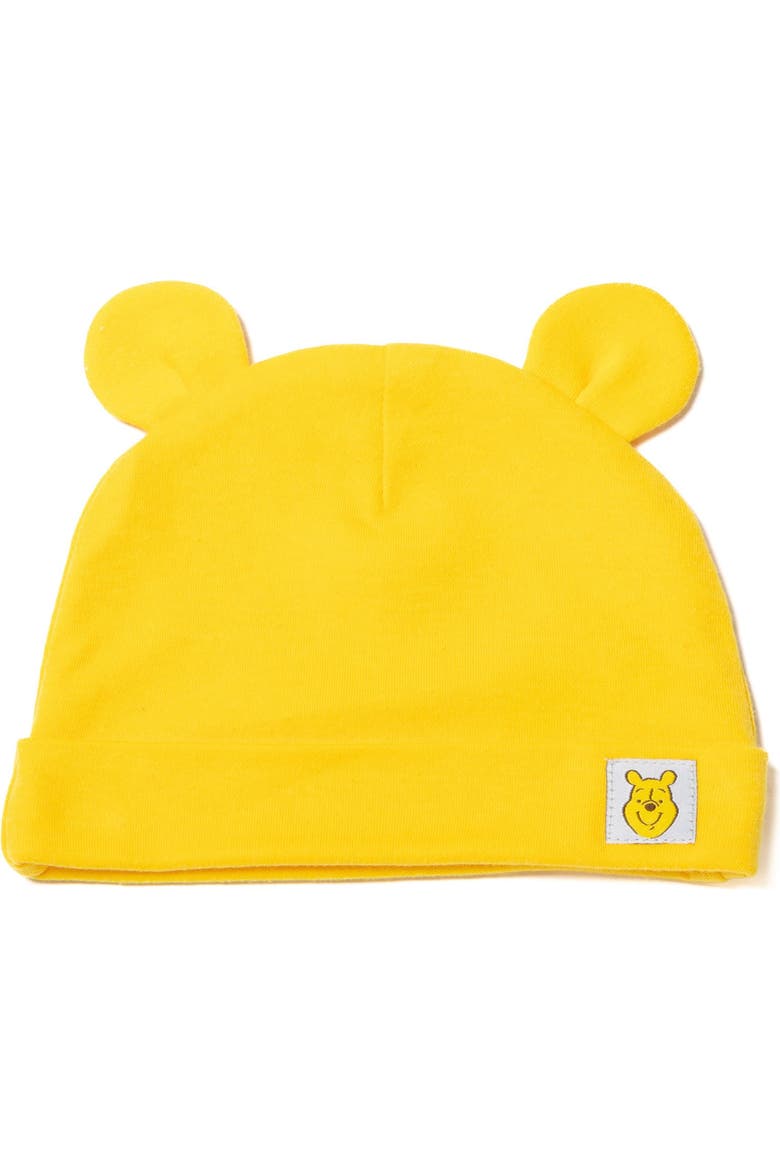 Winnie the Pooh Cosplay 3-Piece Bodysuit Pants and Hat Set, Alternate, color, Winnie Pooh Yellow