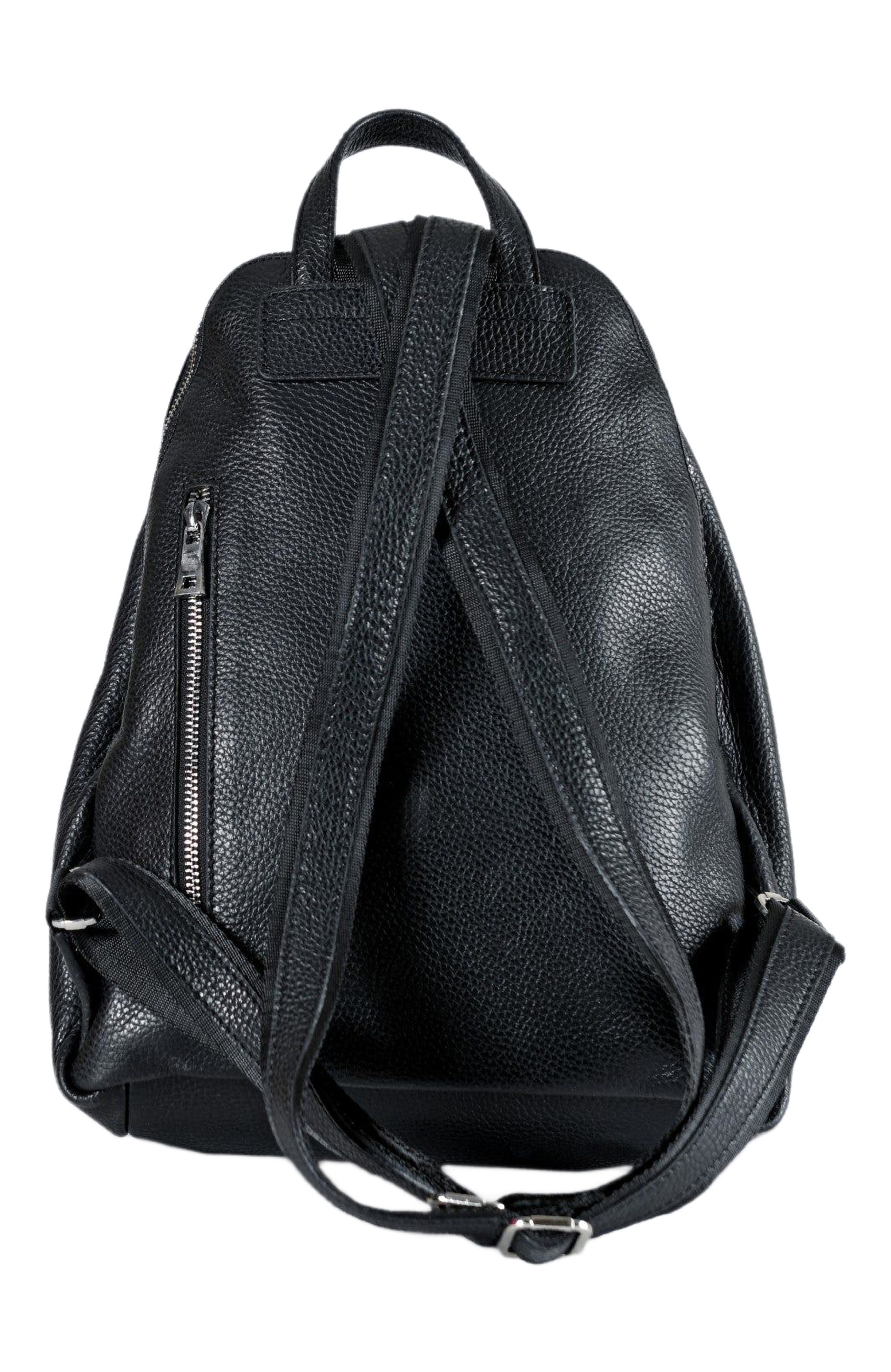 Forever & Always Shoes Alessia Leather Backpack Bag, Alternate, color, 