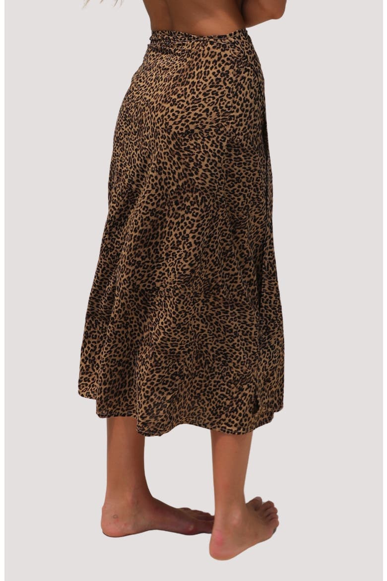 Holiday Wrap Cover-Up Skirt, Alternate, color, SELVA