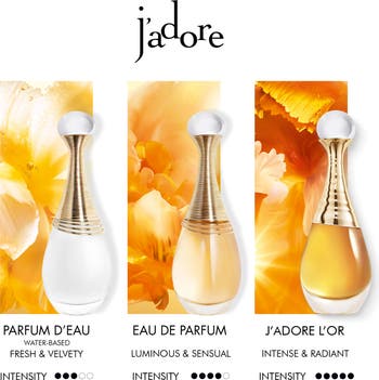 J’ADORE by DIOR - 3pc Fragrance gift set - body store milk & travel EDP