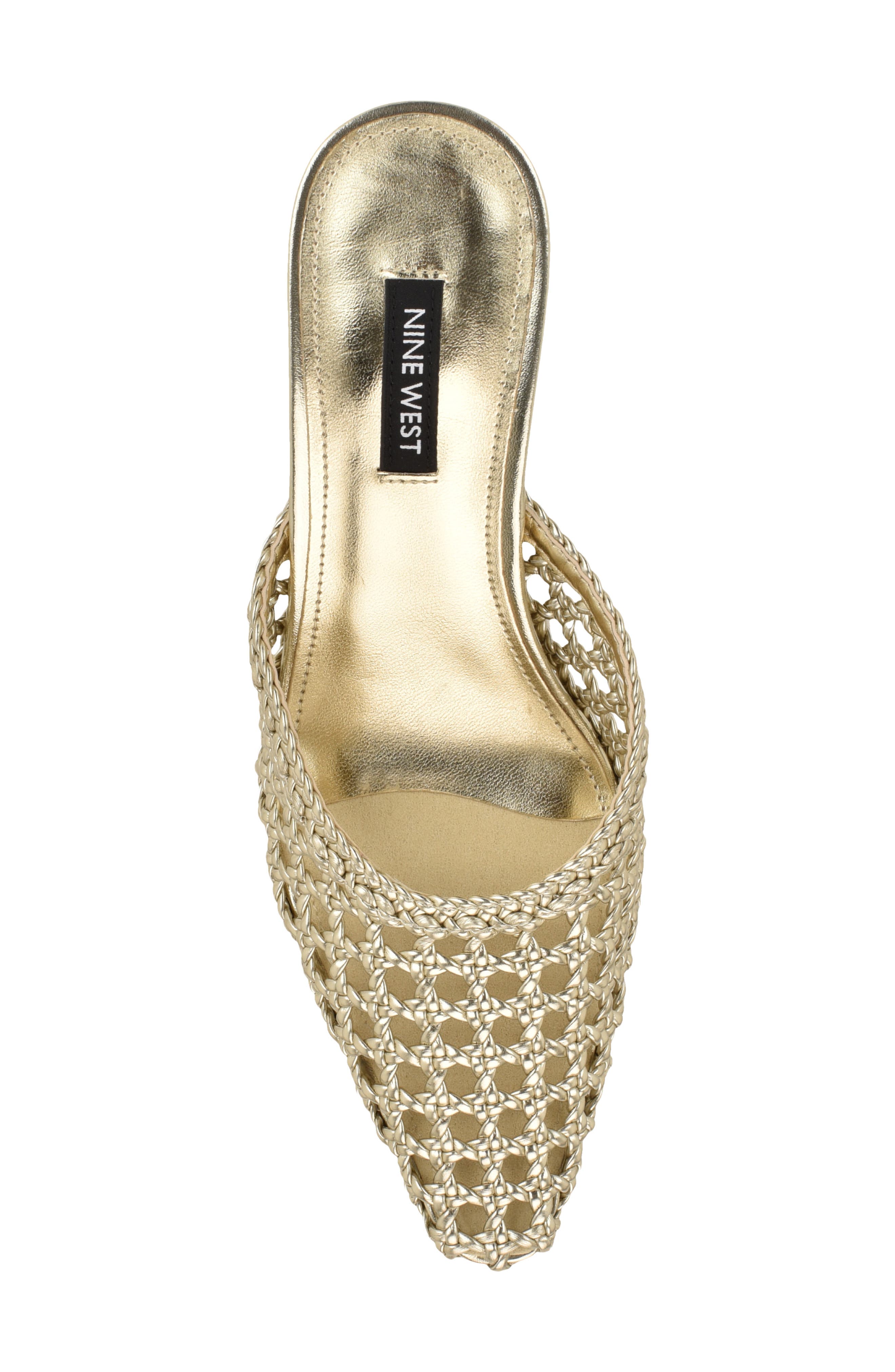 Camenlaw Woven Mule, Alternate, color, GOLD