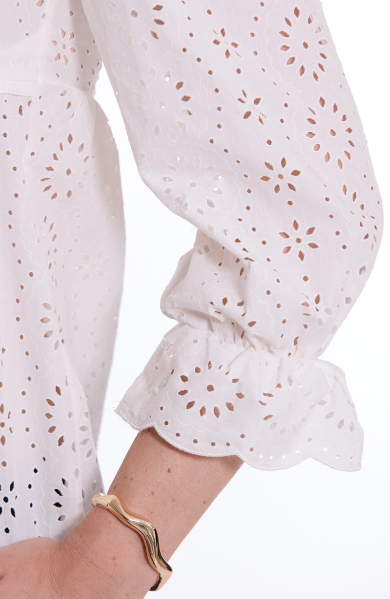 Cache Coeur Clothilde Maternity and Nursing Blouse, Alternate, color, White