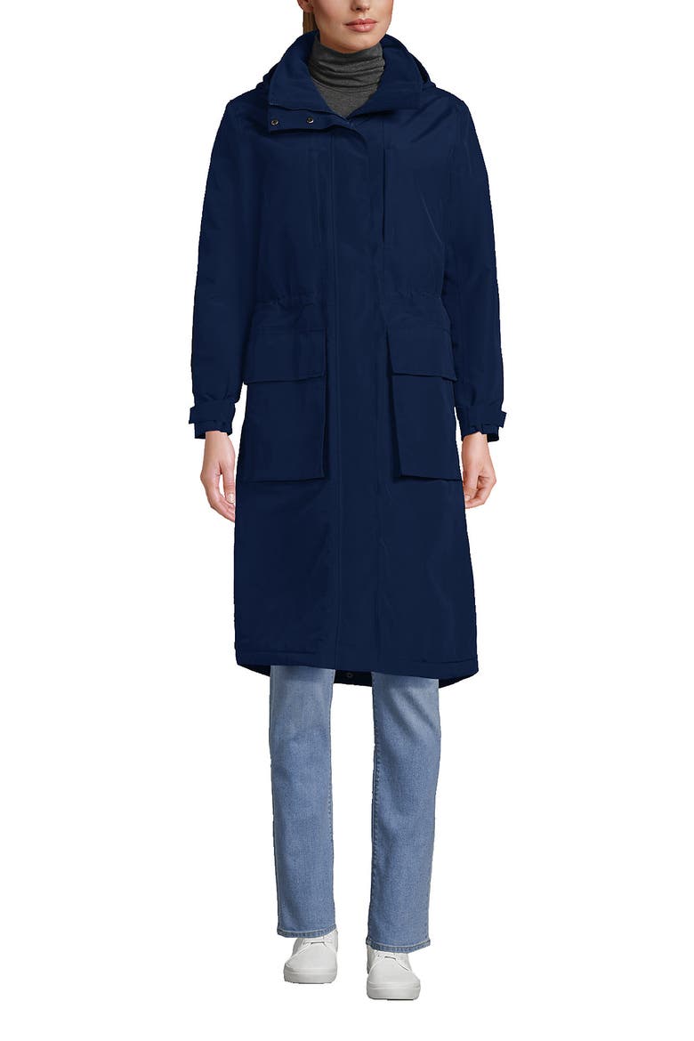 Tall Squall Waterproof Insulated Winter Stadium Maxi Coat, Alternate, color, Deep Sea Navy