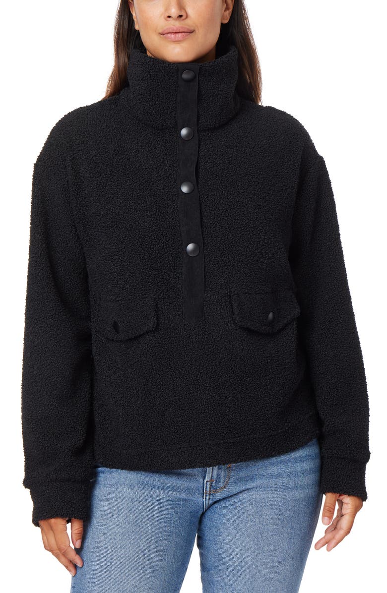 C & C California Borg Fleece Pullover, Alternate, color,